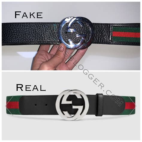 gucci belt black and red fake